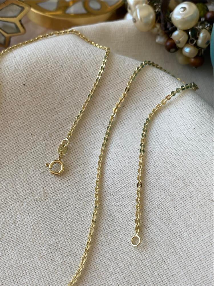 VIP 14K Mercimek Zincir Kolye