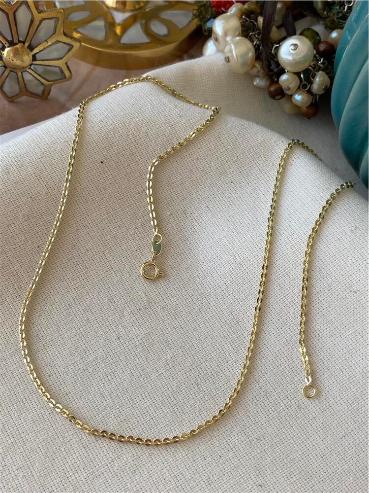 VIP 14K Mercimek Zincir Kolye