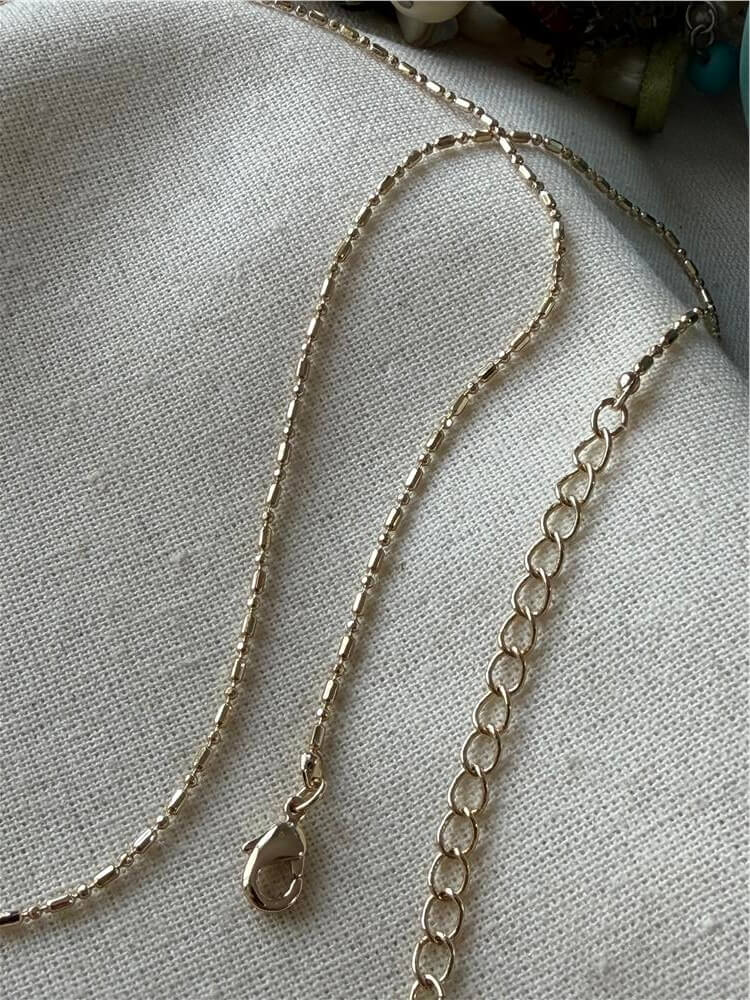 VIP 14K Mini Dorikalı Kapsül Zincir Kolye