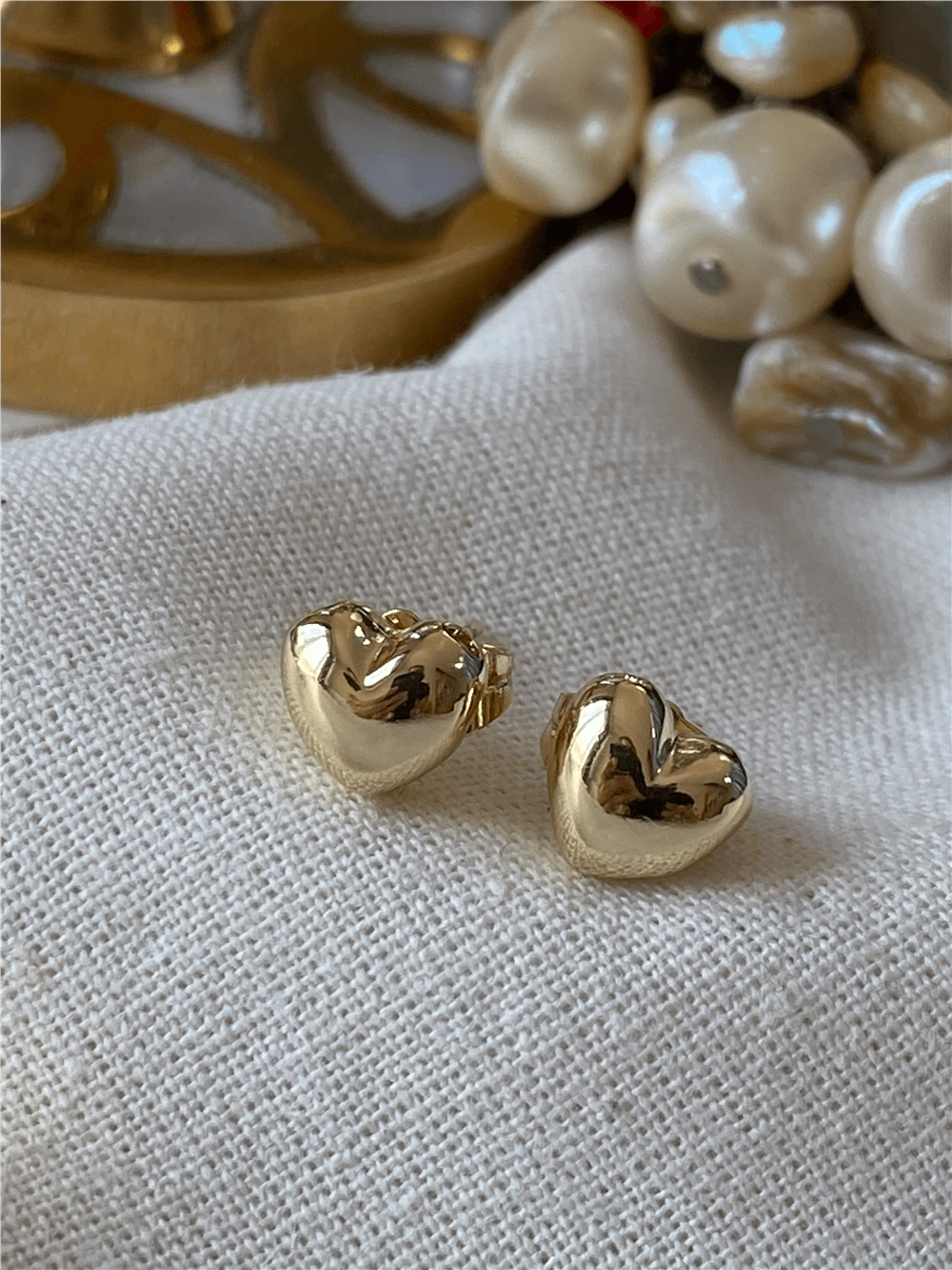 VIP 14K Mini Kalp Küpe