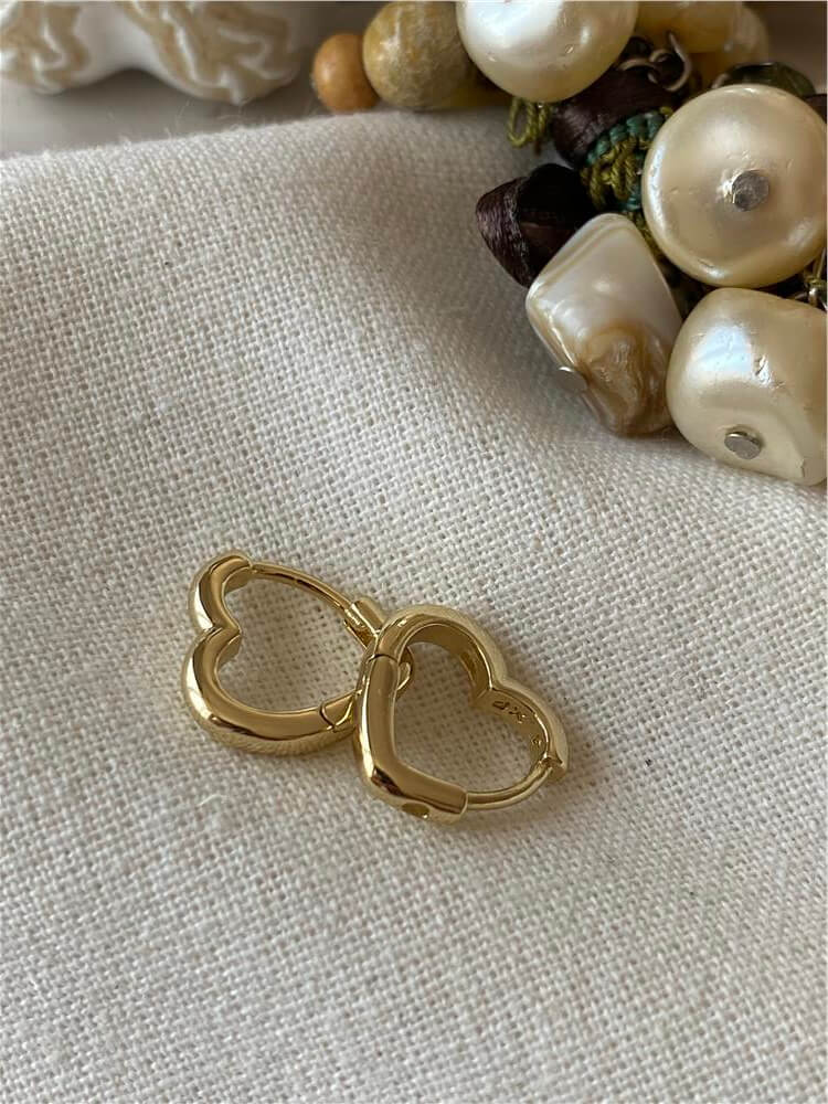 VIP 14K Mini Kalp Küpe
