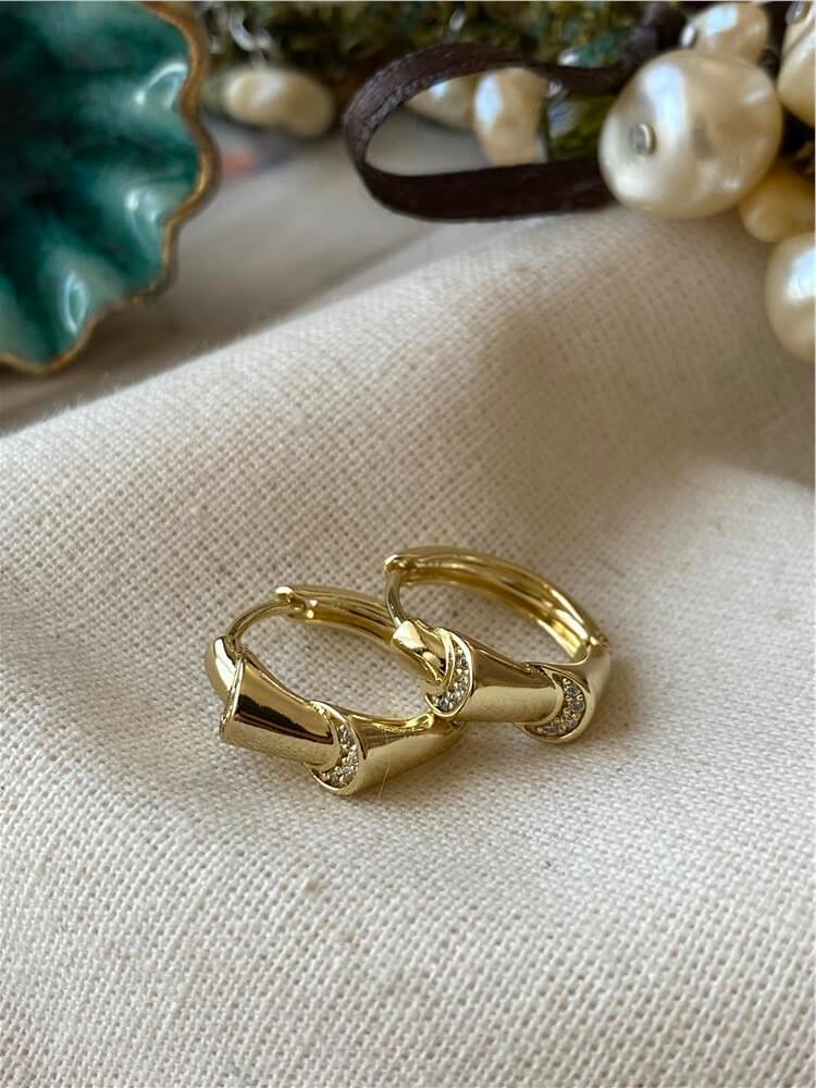 VIP 14K Mini Krokodil Küpe