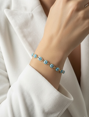 VIP 14K Nazar Bileklik