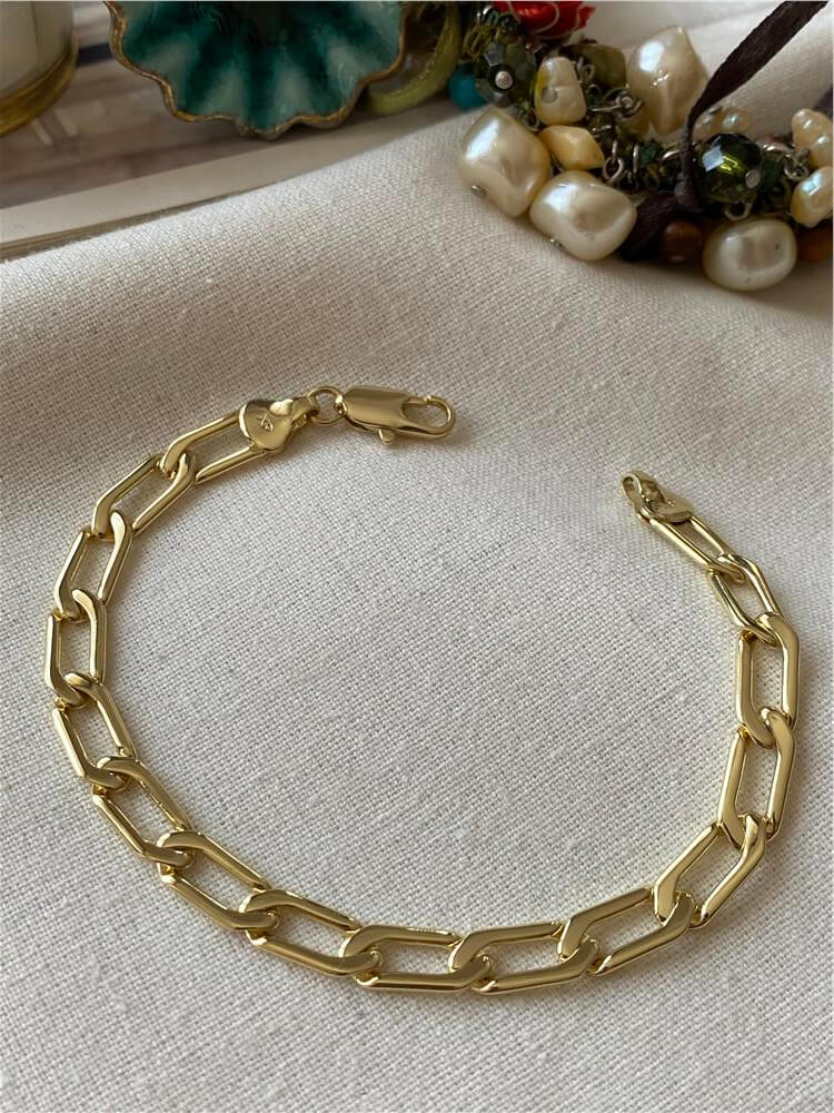 VIP 14K Oval Zincir Bileklik