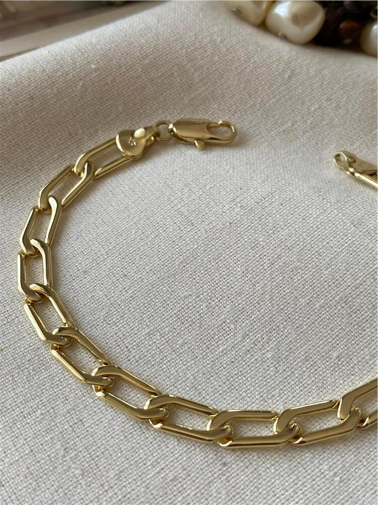 VIP 14K Oval Zincir Bileklik