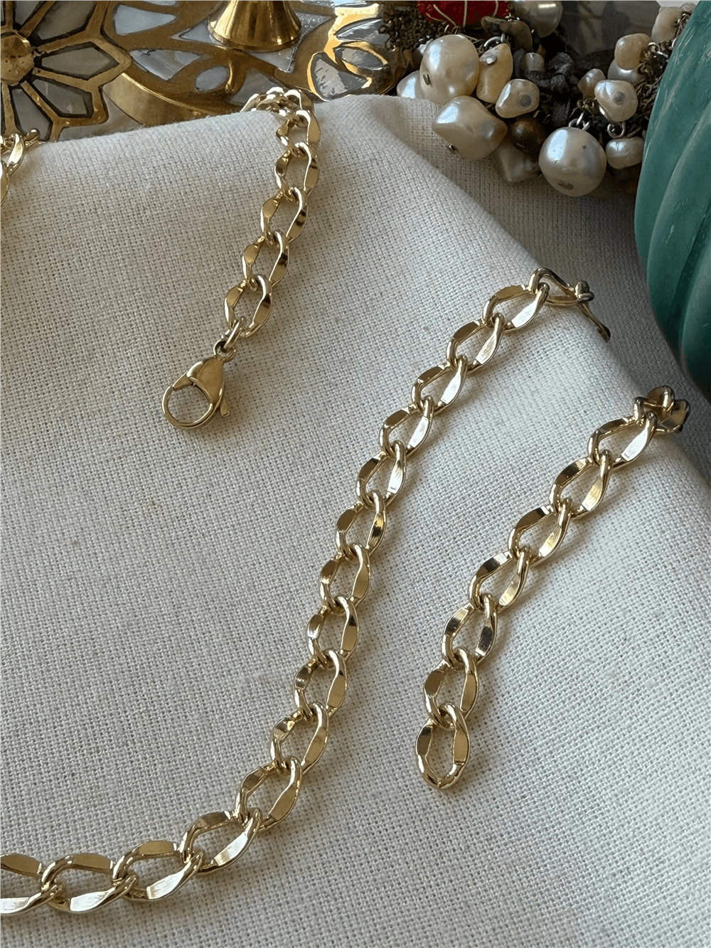 VIP 14K Oval Zincir Kolye