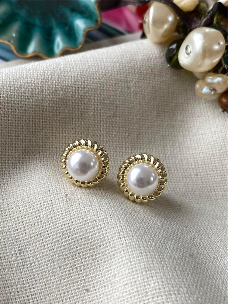 VIP 14K Pearl Küpe
