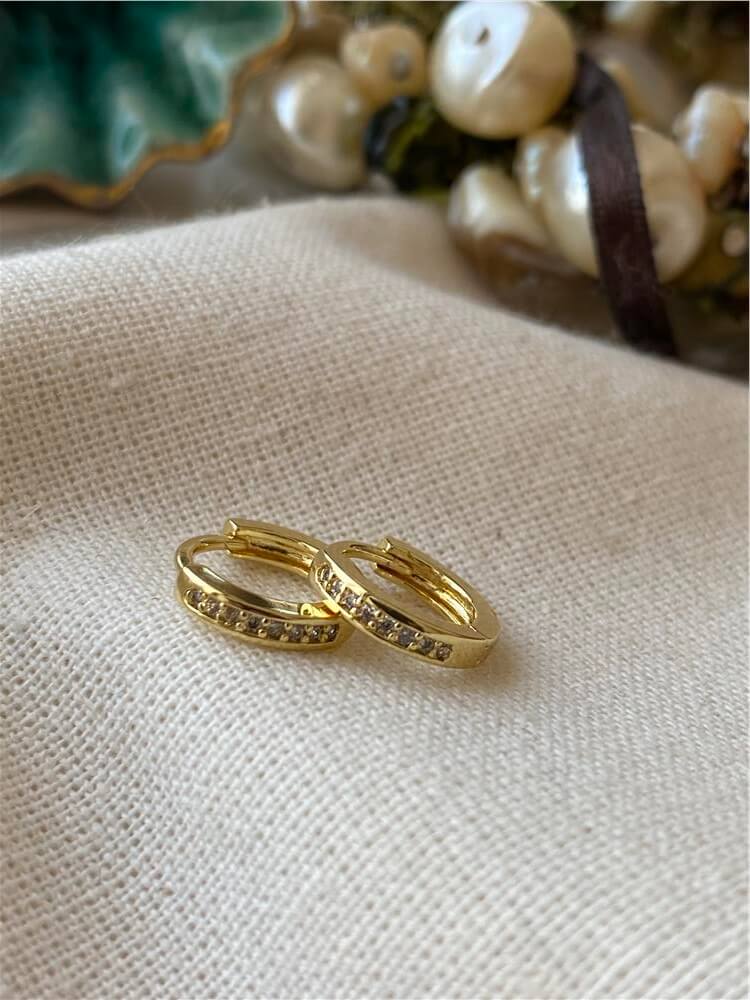 VIP 14K Petite Halka Küpe