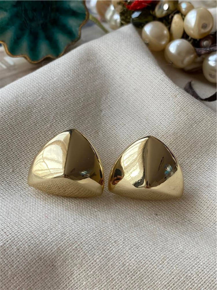VIP 14K Piramit Küpe