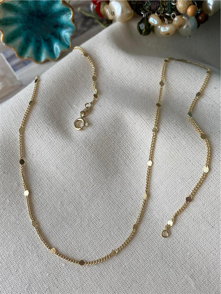 VIP 14K Pul Baskılı Zincir