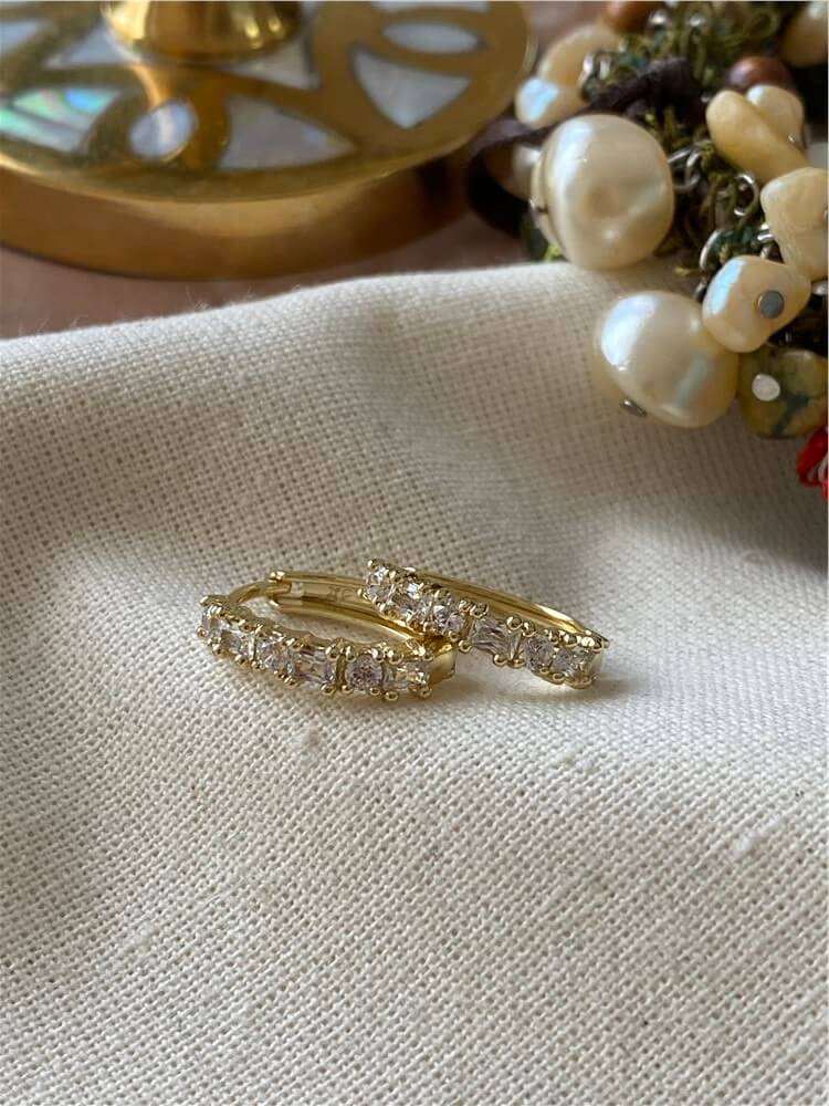 VIP 14K Shine Ring Küpe