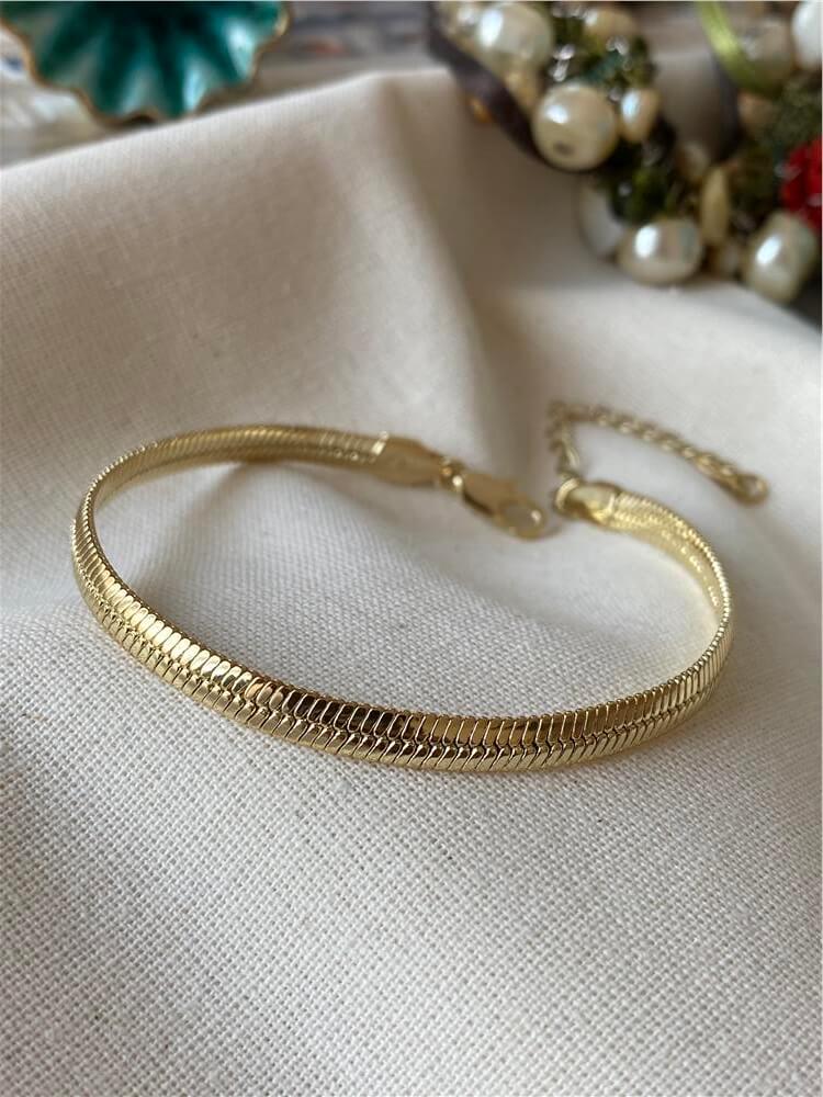 VIP 14K Sık Örme Bileklik