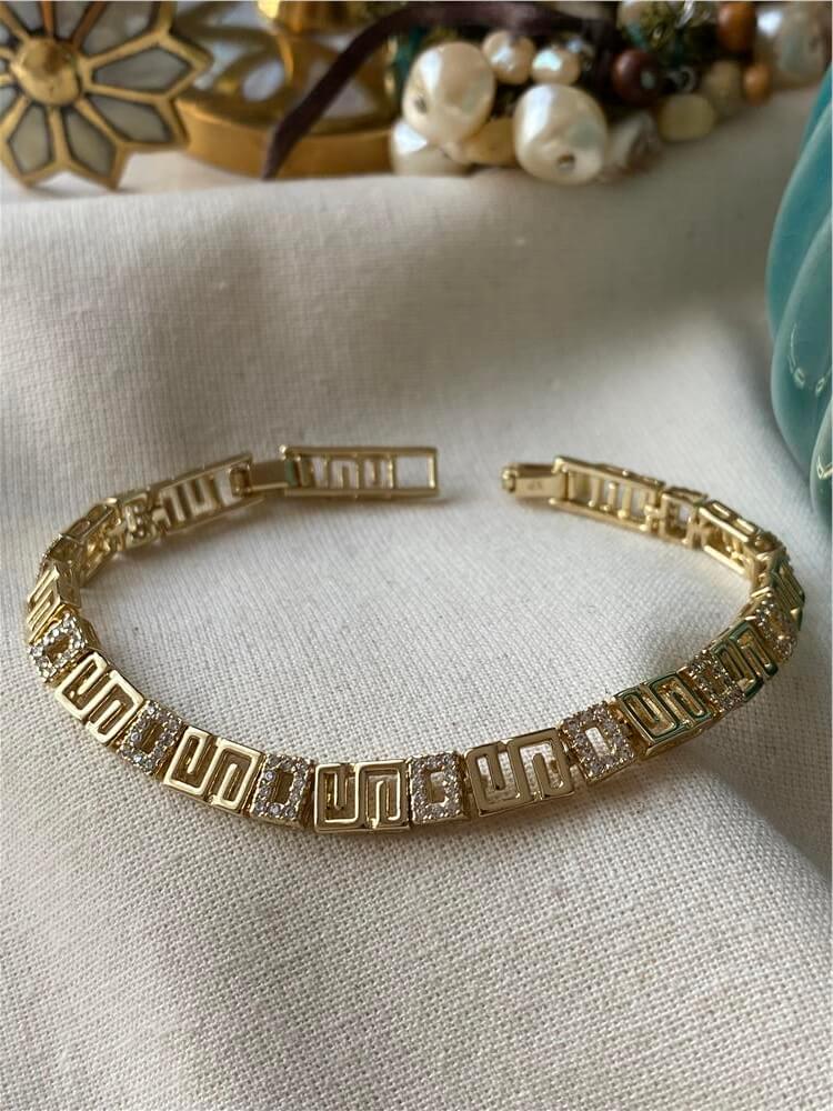 VIP 14K Small Maze Bileklik