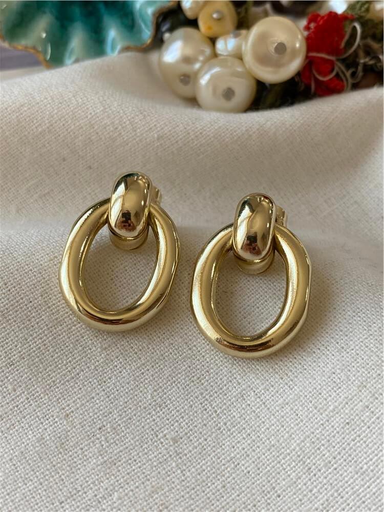 VIP 14K Tasarım Halka Küpe