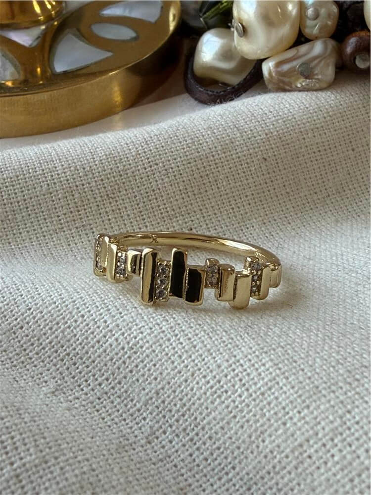 VIP 14K Taşlı Ritim Yüzük