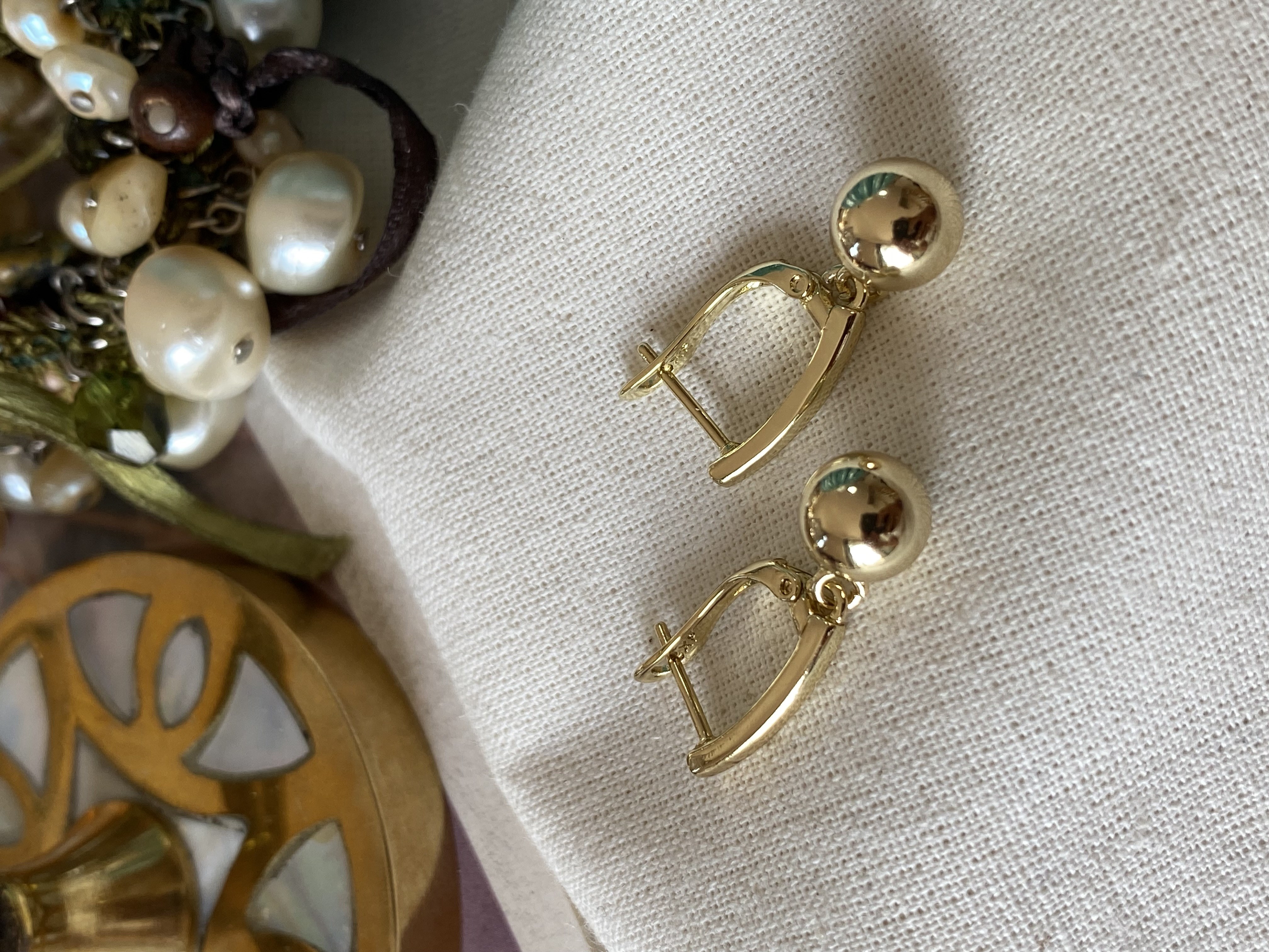VIP 14K Topçuk Küpe