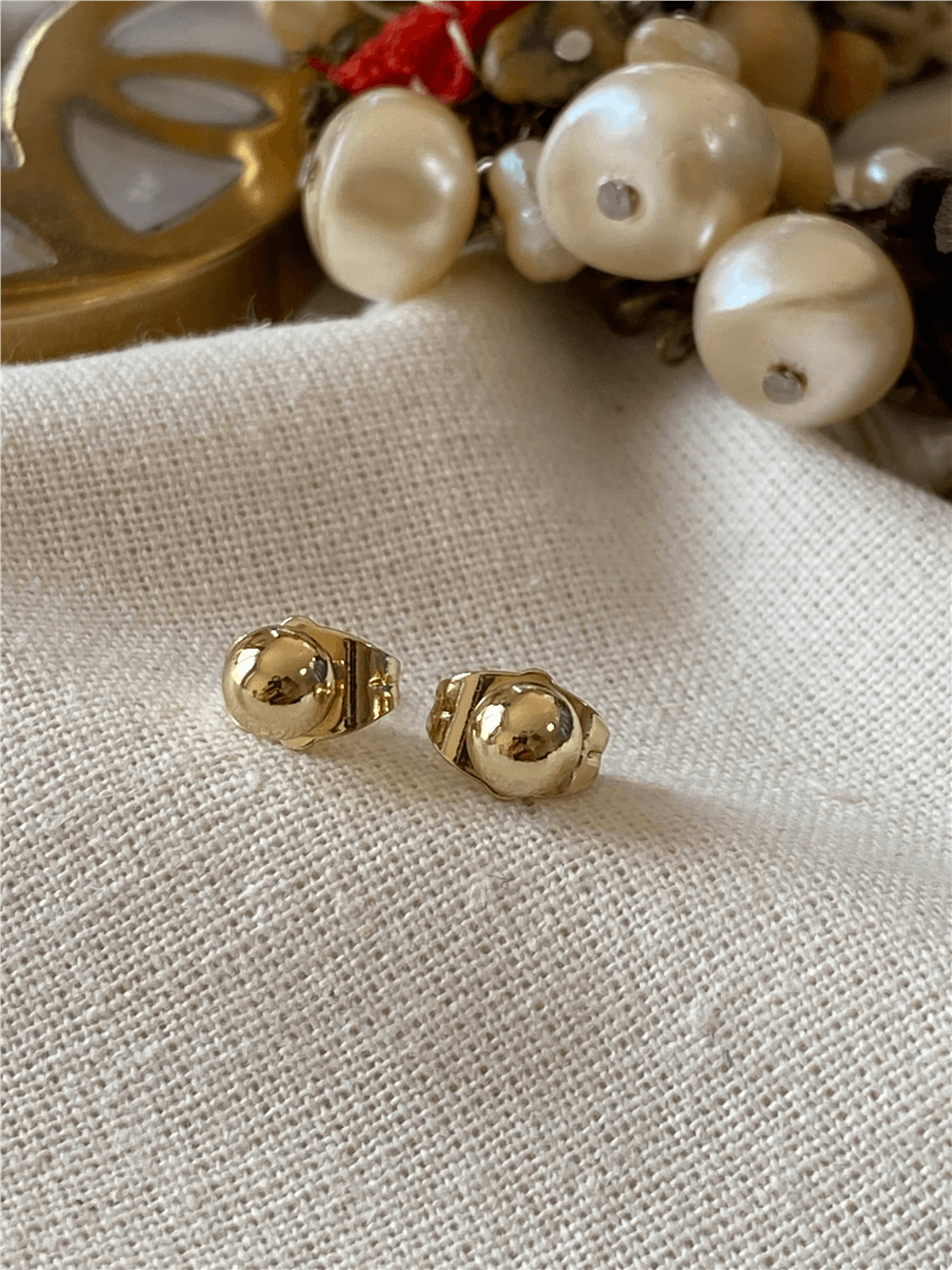VIP 14K Topçuk Küpe