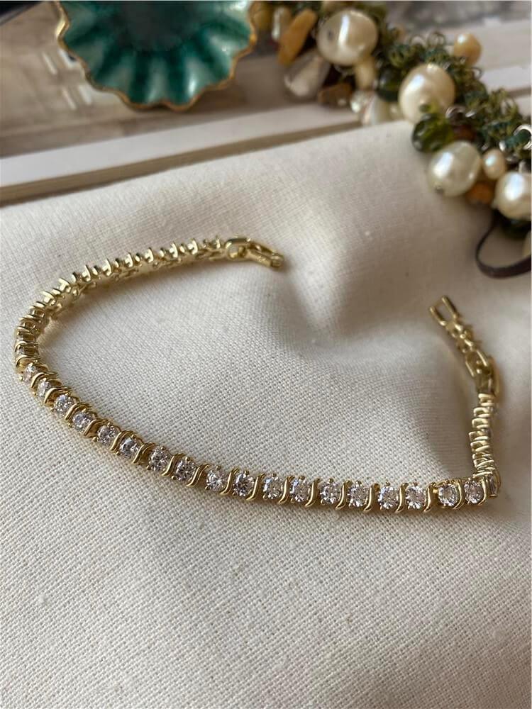 VIP 14K Wave Model Suyolu Bileklik