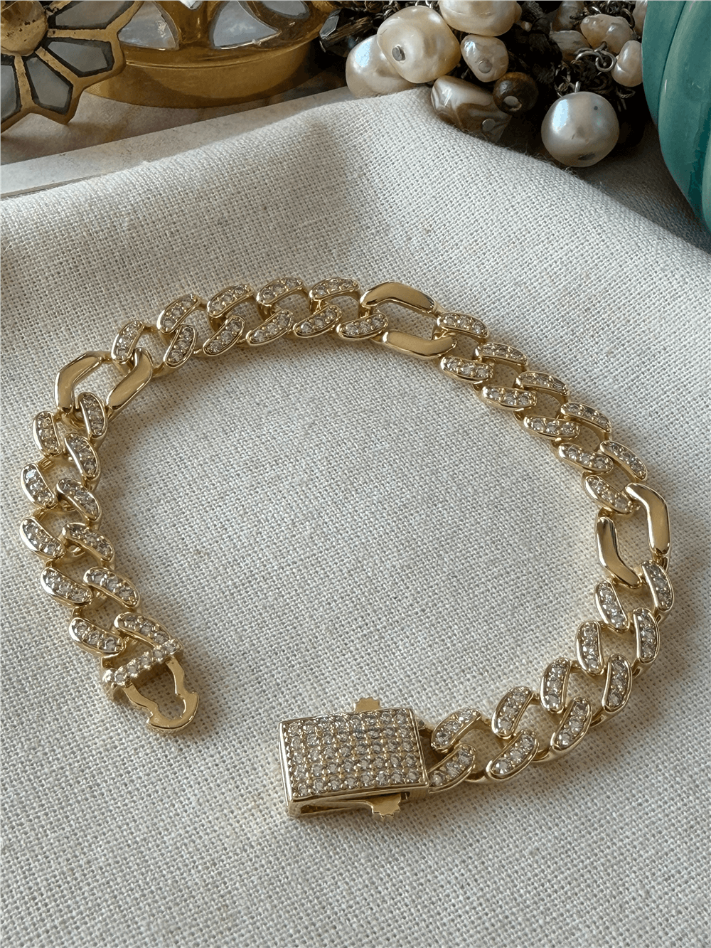 VIP 14K Yatay Model Gurmet Bileklik