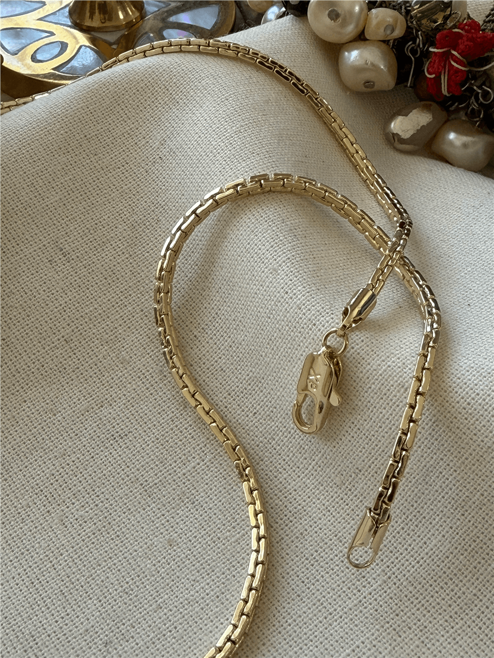 VIP 14K Zip Zincir Kolye