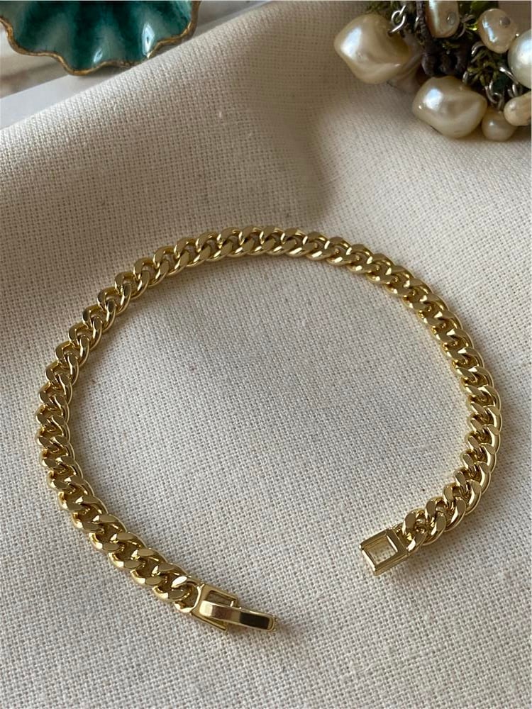VIP 14K 5 mm Ezme Zincir Bileklik