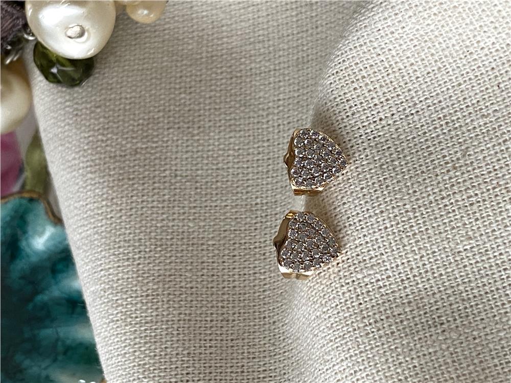 VIP Gold Heart Küpe