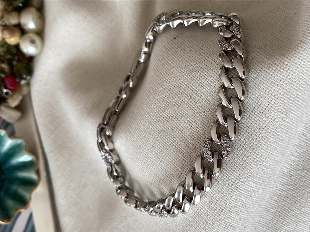 VIP Silver Chain Bileklik