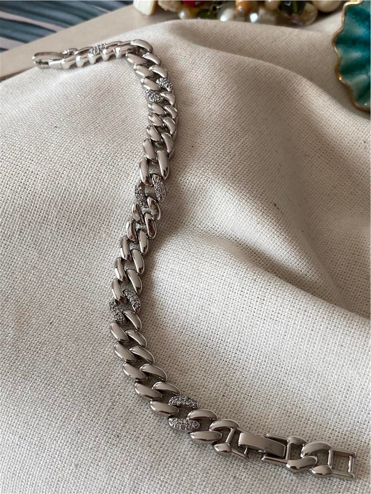 VIP Silver Chain Bileklik