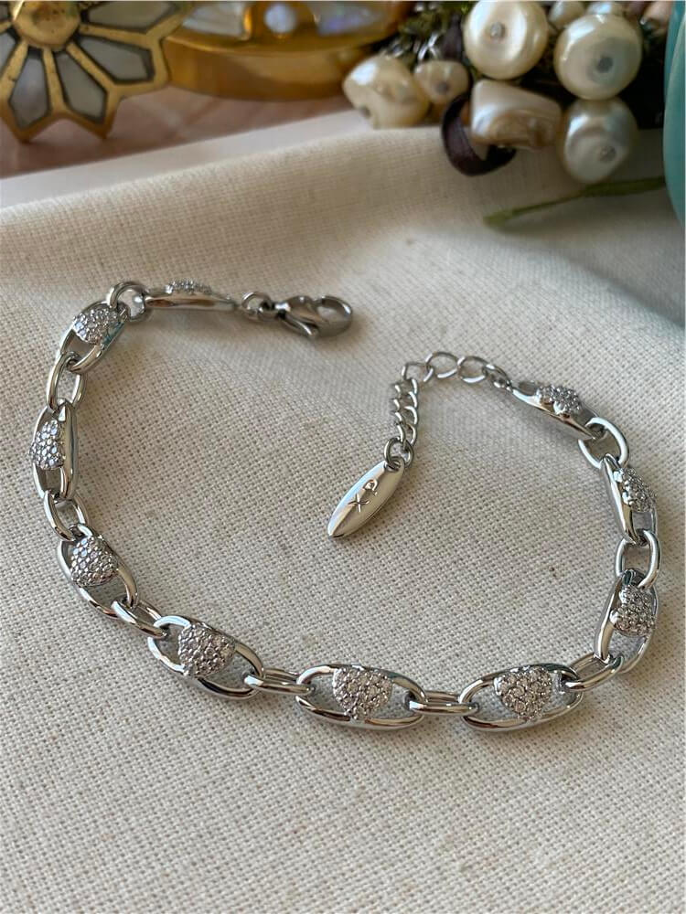 VIP Silver Heart Bileklik
