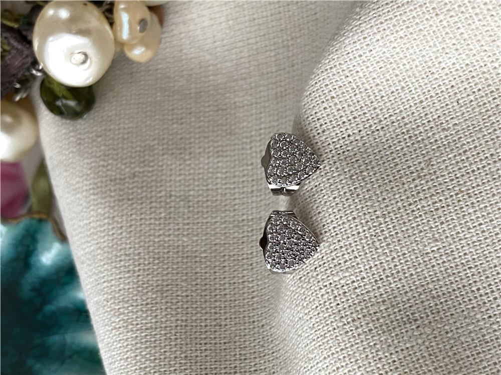 VIP Silver Heart Küpe