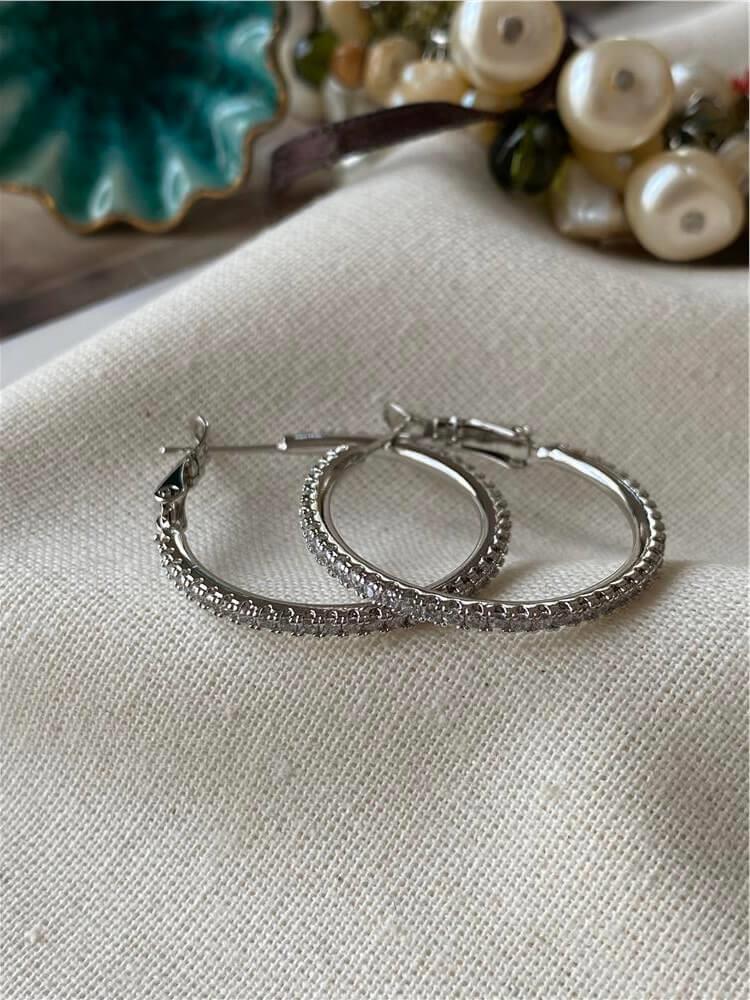 VIP Silver İnce Suyolu Küpe