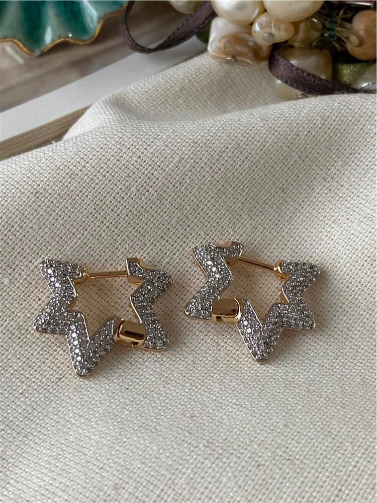 VIP Silver Star Küpe