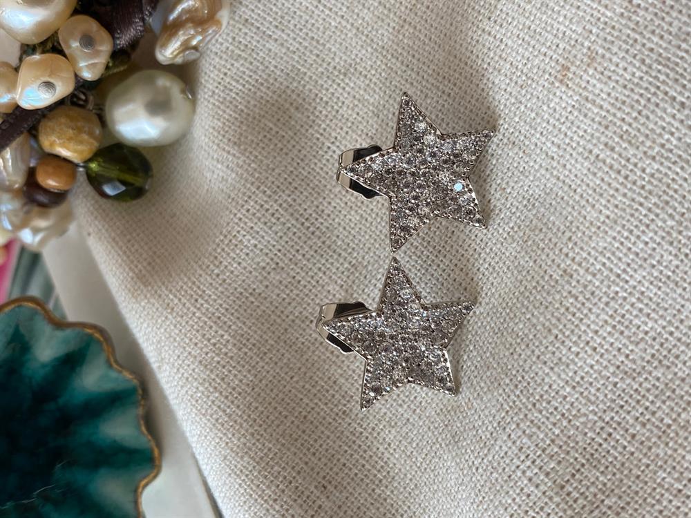 VIP Silver Star Küpe
