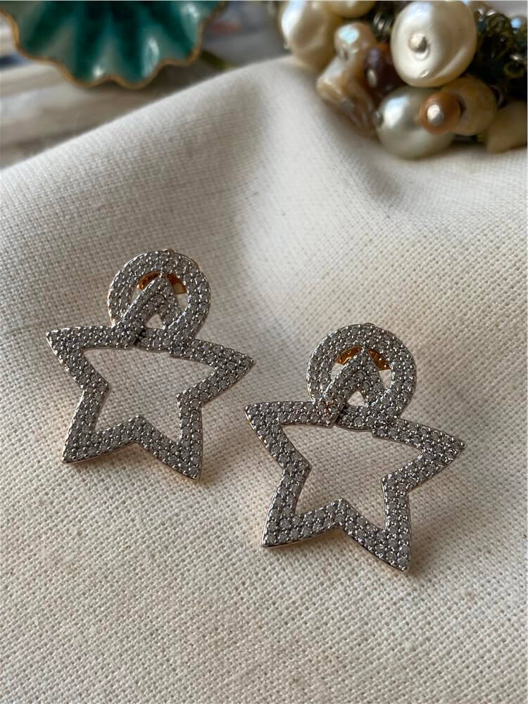 VIP Silver Star Küpe