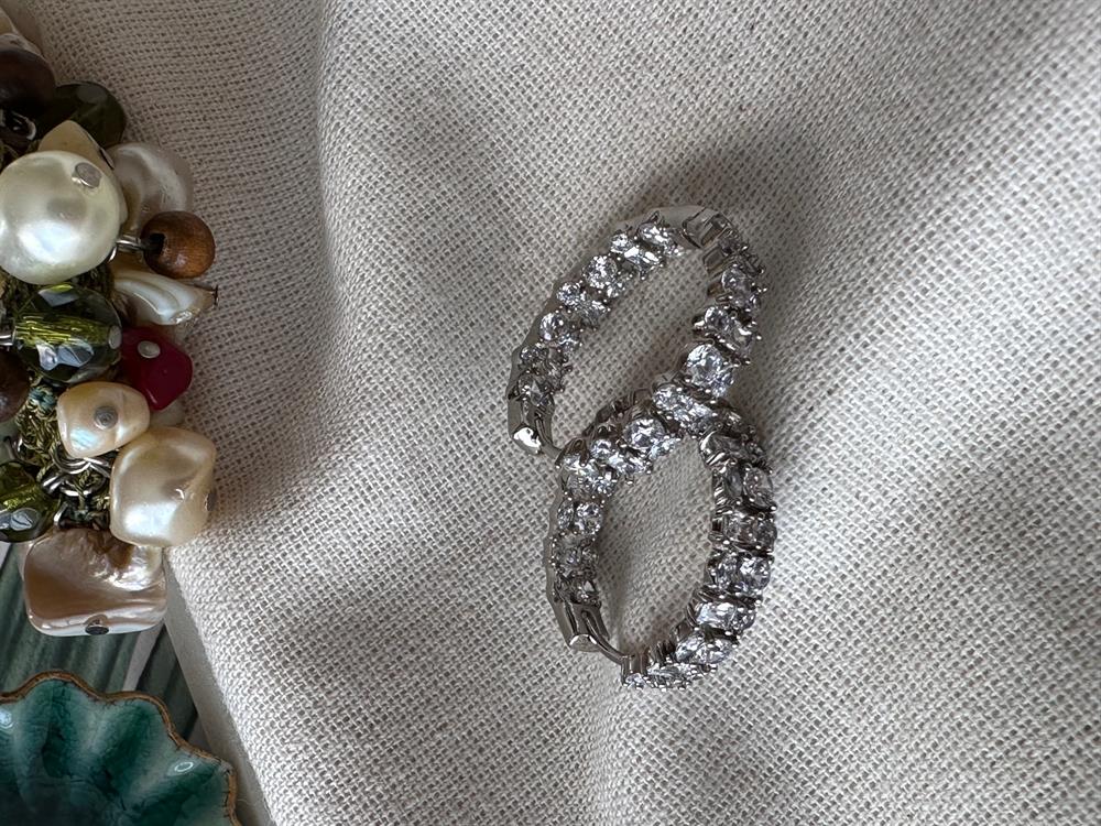 VIP Silver Stones Küpe