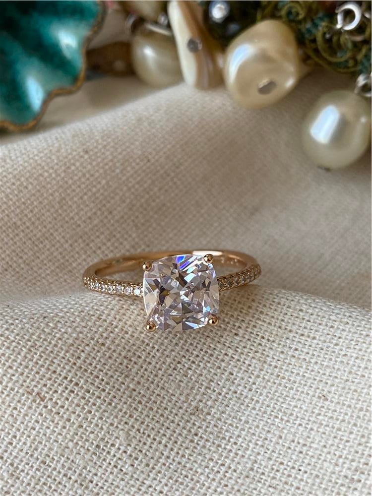 VIP Square Stone Yüzük