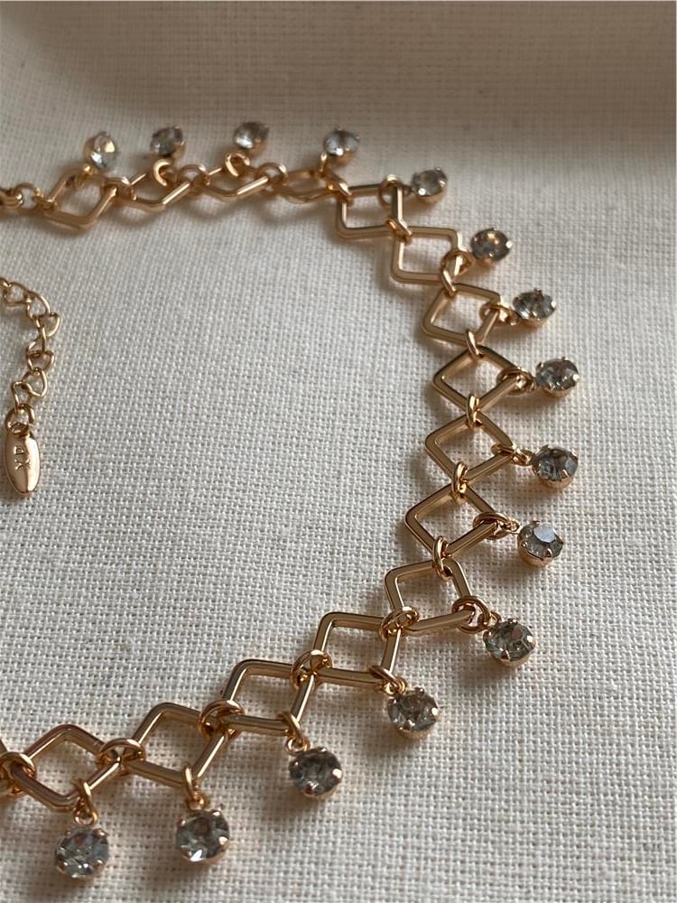 VIP Taş Sallantılı Karo Halhal