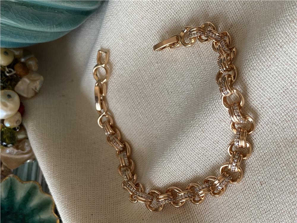 VIP Taşlı Zincirler Bileklik