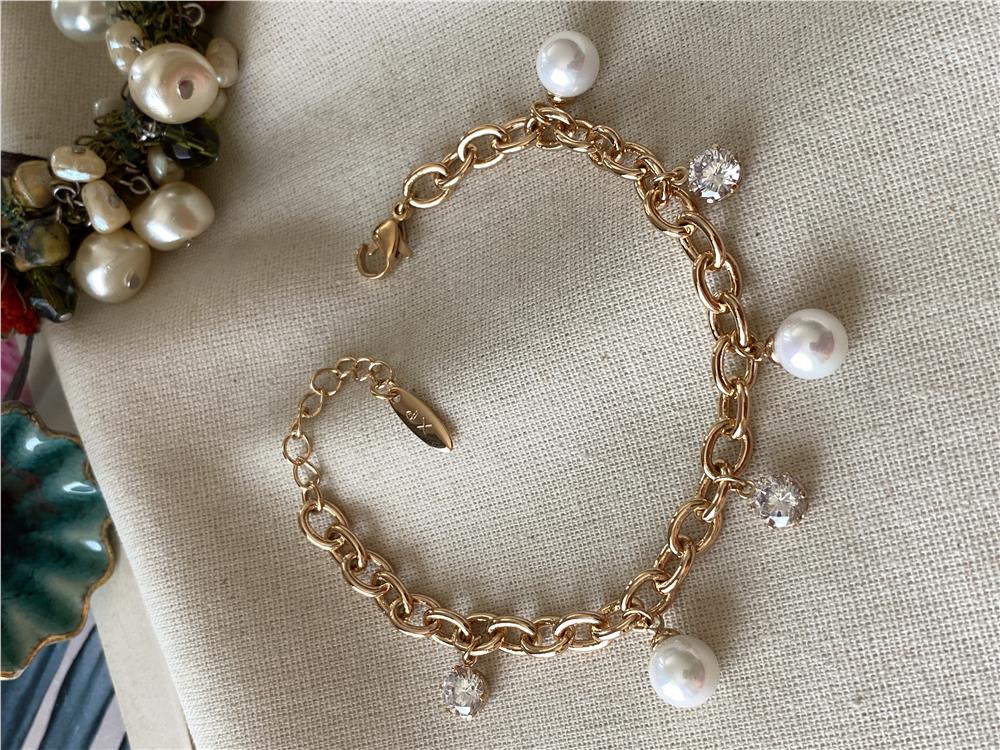 VIP Tektaş İncili Bileklik