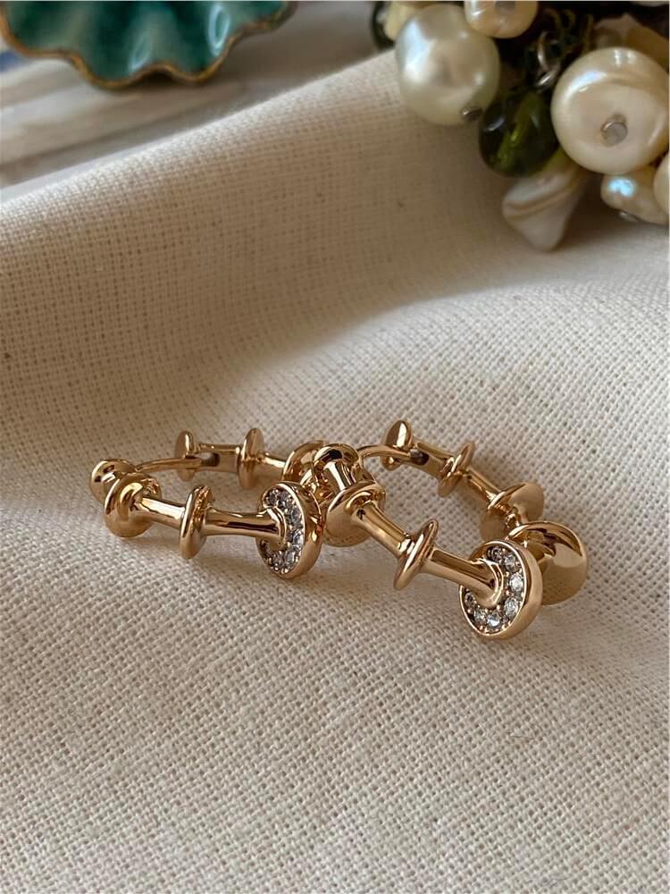 VIP Tırtıklı Halka Küpe