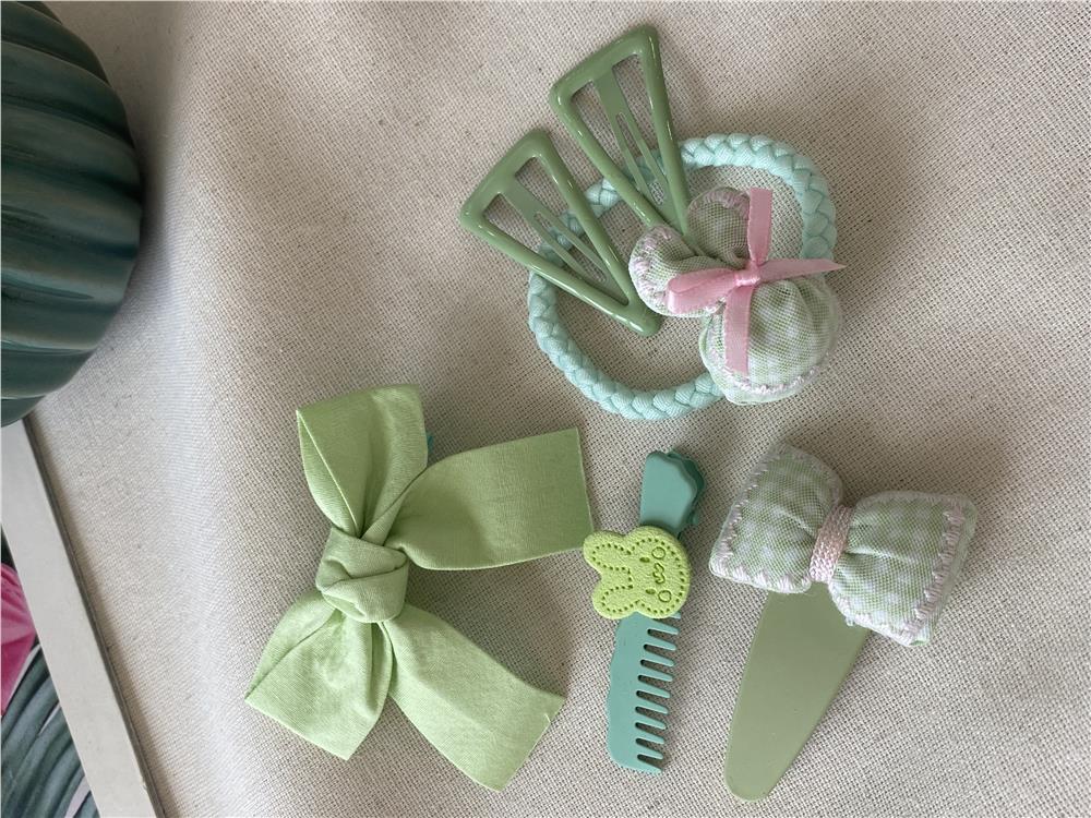 Yeşil Tarak Toka Seti