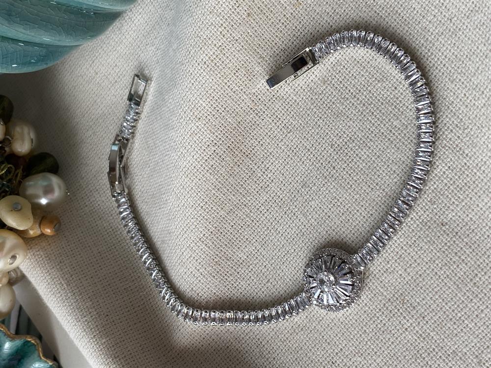 Zirconium Derin Taş Suyolu Bileklik