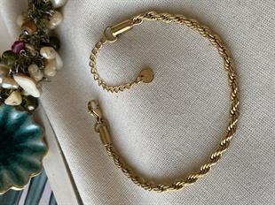  Çelik 4 mm Burgu Bileklik