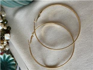 6,9 cm Halka Küpe