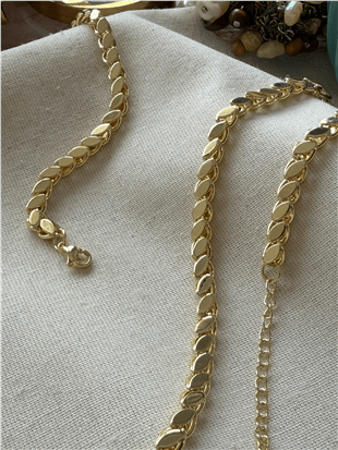 14K 60 cm Arpa Kolye