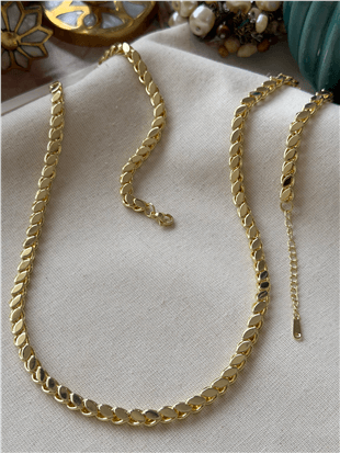14K 60 cm Arpa Kolye
