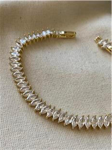 14K Arpa Model Suyolu Bileklik