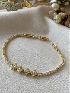 14K Cleef Model Suyolu Bileklik