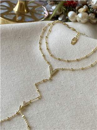 14K Mini Dorikalı V Model Şahmeran