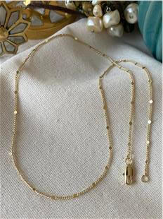 14K Paysız Ezme Zincir 